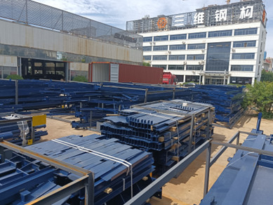 Latest company case about Bangladesh Belt Conveyor Rack Project     