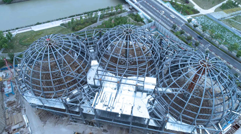 Latest company case about Shanghai 720 degree ball screen high-tech experience hall