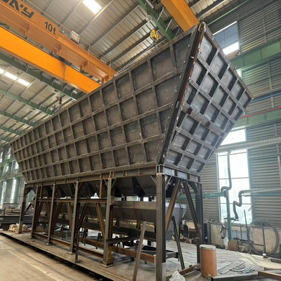 quality  Pre Assembly Steel Structure Fabrication for Cement Kiln Dust CKD Silo Processing factory