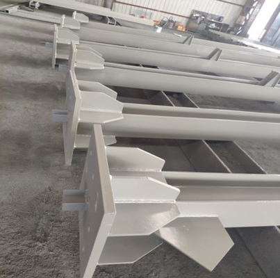 Customized Steel Structure Pipe Rack For Prtrochemical Platform CE AISC JIS CWB