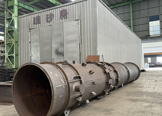 Customized Steel Structure Chimney Fabrication For Chemical Plant Engineering