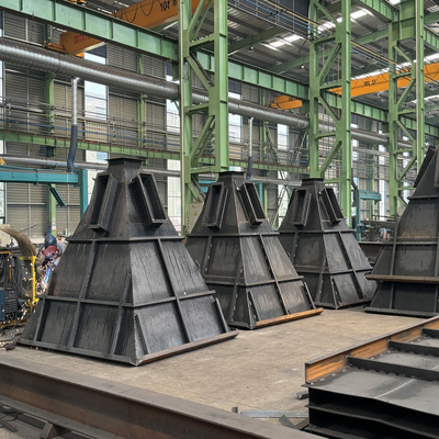 Dust Collector Main Structure Shell Dust Discharge Custom Steel Fabrication