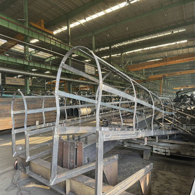 Galvanized Steel Ladder Processing Structural Steel Fabrication