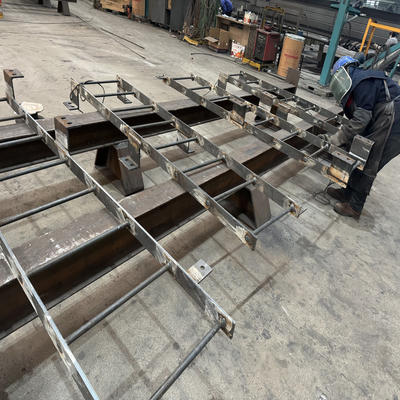 Equipment Platform Heavy Steel Fabrication Custom Non Standard Steel Construction