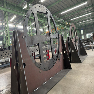 Turnover Mechanism Assembly Heavy Steel Fabrication Turning Device Non Standard Steel Construction