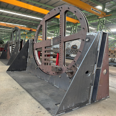 Turnover Mechanism Assembly Heavy Steel Fabrication Turning Device Non Standard Steel Construction