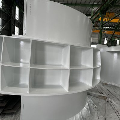 Carbon Steel Silo Steel Structure Fabrication Lime Silo For Concrete Plant