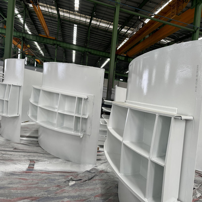 Carbon Steel Silo Steel Structure Fabrication Lime Silo For Concrete Plant