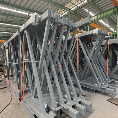 Steel Pipe Rack Structure Fabrication For Cable Duct Bank Construction
