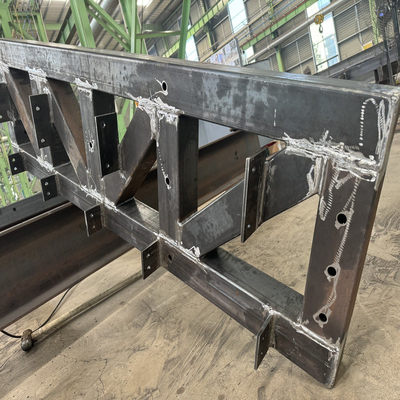 Steel Pipe Rack Structure Fabrication For Cable Duct Bank Construction