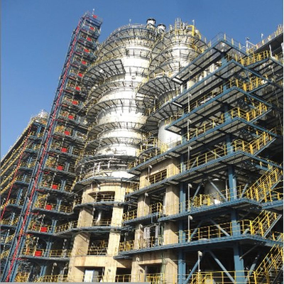Customized Steel Structure Pipe Rack For Prtrochemical Platform CE AISC JIS CWB