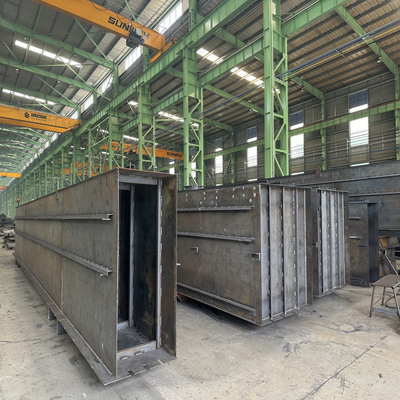 Dust Collecting Engineering Steel Structure Fabrication Cabinet Hopper Chimney Frame