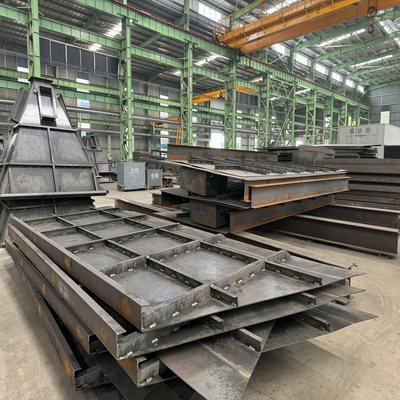 Crusher Hopper Hood Cyclone Steel Structural Fabrication For Crushing Station CE AISC CWB