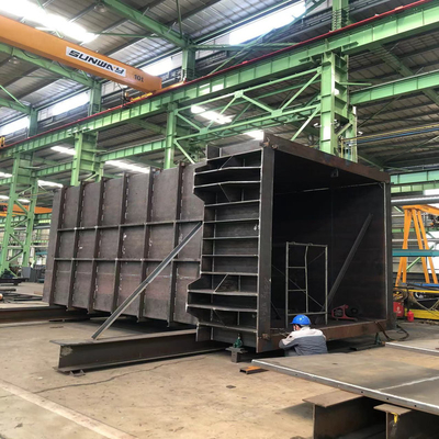 OEM Boiler Steel Structure Fabrication for Dust Collector Clean Box Air Room
