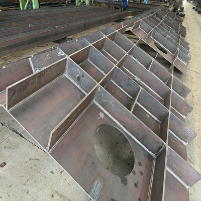 Crusher Hopper Hood Cyclone Steel Structural Fabrication For Crushing Station CE AISC CWB