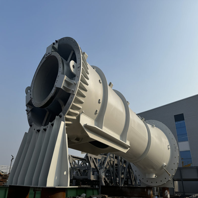 Chemical Plant Steel Chimney Steel Structure Fabrication For Environmental Equipment