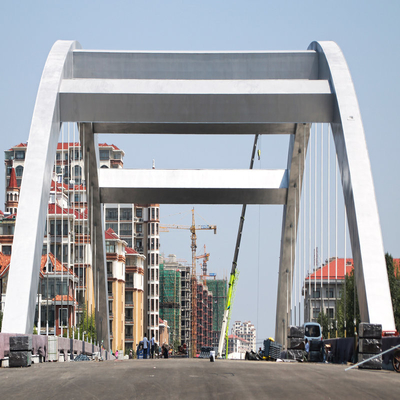 Heavy Duty Steel Bridge Fabrication Weather Resistant Pedestrian Bridge Kits For Scenic Areas / Industrial Zones