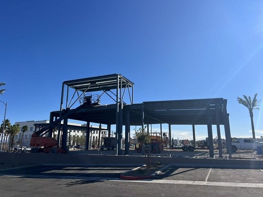 High Performance Steel Structure Fabrication Construction ASTM Weather Resistant