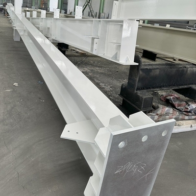 Customized Steel Structure Workshop H Type Steel Girder Painted / Galvanized