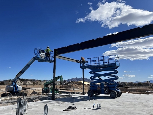 ASTM AISC Prefabricated Metal Building Steel Structure PEB Warehouse
