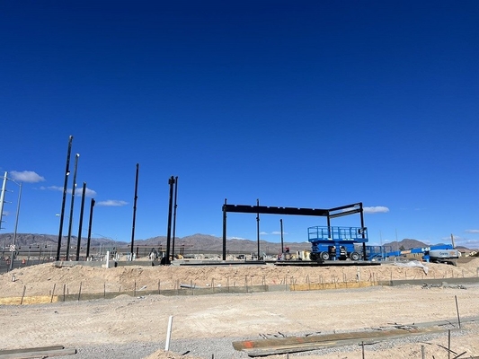 ASTM AISC Prefabricated Metal Building Steel Structure PEB Warehouse