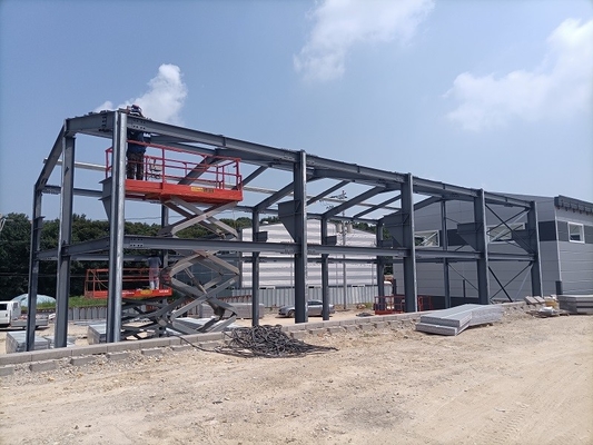 Large Span Steel Structure Warehouse ASTM572 For Primary Framework‌