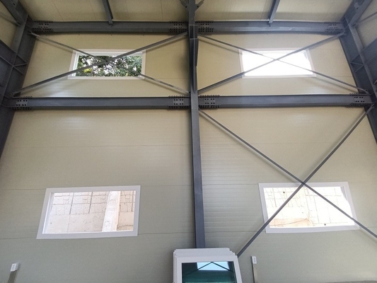 Large Span Steel Structure Warehouse ASTM572 For Primary Framework‌