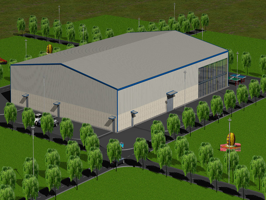 Pre Engineered Steel Warehouse Fabrication Systems GB Standard