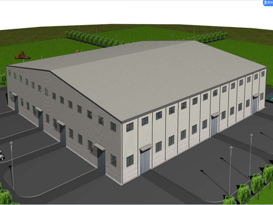 Pre Engineered Steel Warehouse Fabrication Systems GB Standard
