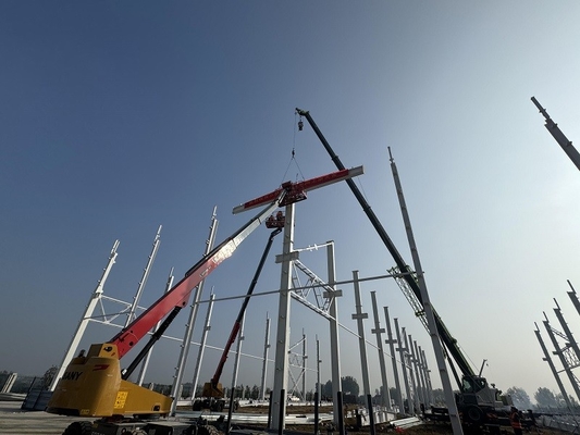 Modular Construction Pre Engineered H Section Steel Framing System For Industrial Facilities