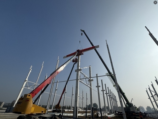 Modular Construction Pre Engineered H Section Steel Framing System For Industrial Facilities