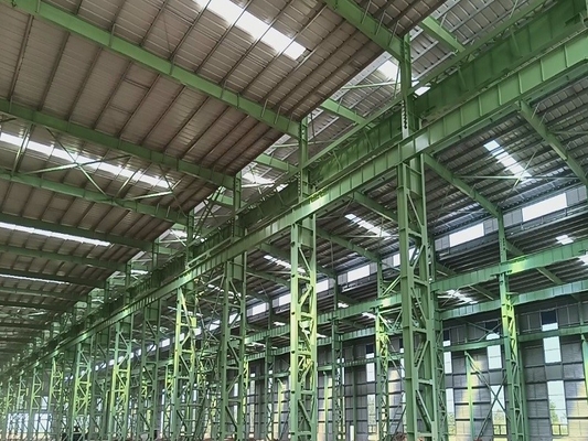 AISC Steel Workshop Buildings 20t Crane Capacity Multi Process Spatial Configurations