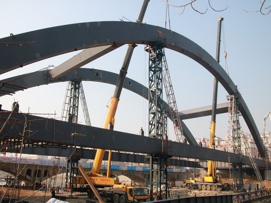 Customized‌ Long Span Steel Pedestrian Bridge System Fire Resistant