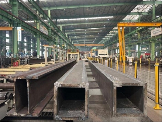 Hollow rectangular Steel Box Section Structural Members For Commercial Building