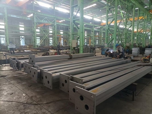 Galvanized ASTM A36 Steel Structural Support Customized Corrosion Resistant