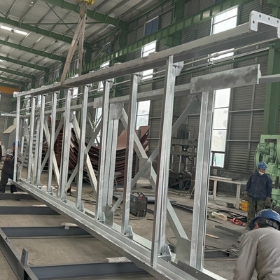 Customized Q235b Steel Structure Platform For Cement Produce Equipments Support