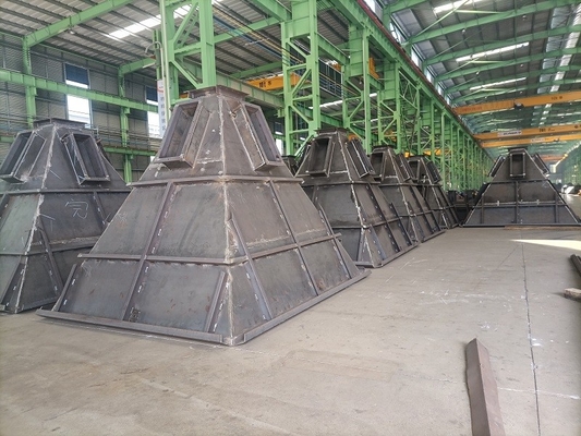 industrial Q235B Q355B Steel Structure Hopper Fire Resistant For Mining