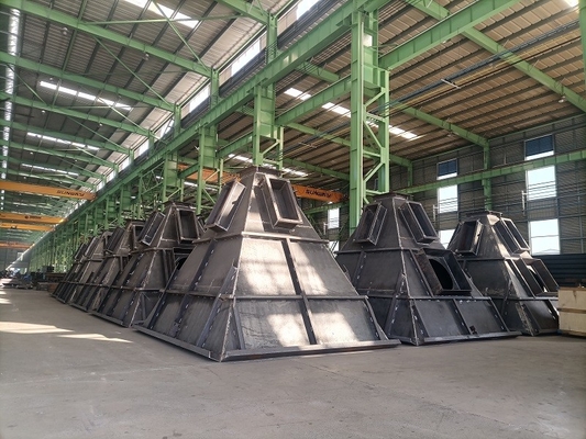 industrial Q235B Q355B Steel Structure Hopper Fire Resistant For Mining