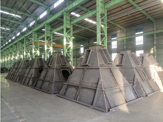 industrial Q235B Q355B Steel Structure Hopper Fire Resistant For Mining