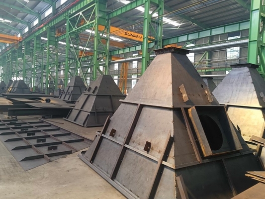 industrial Q235B Q355B Steel Structure Hopper Fire Resistant For Mining