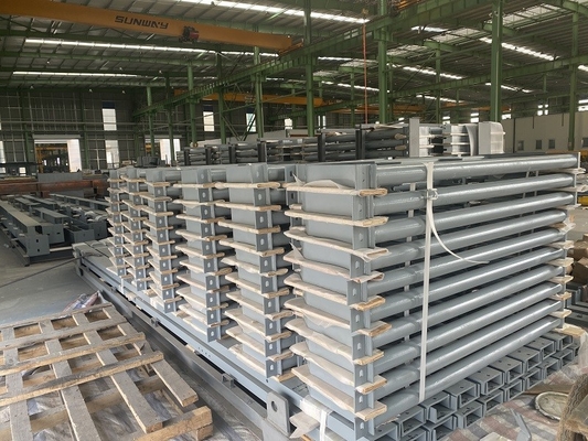 Q235B Q355B Painted Steel Conveyor Supports Rugged Modular Framing