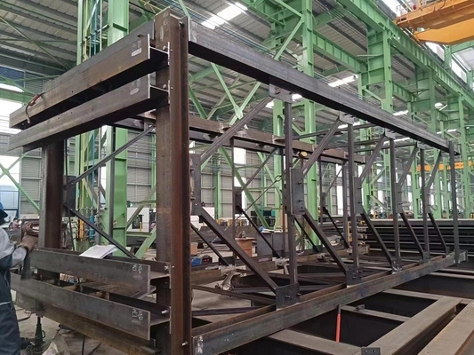 Q235B Q355B Painted Steel Conveyor Supports Rugged Modular Framing