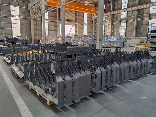 Q235B Q355B Painted Steel Conveyor Supports Rugged Modular Framing
