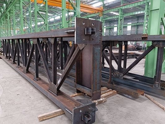 Hot Dip Galvanized Steel Truss Structures Fabricated With H Beams