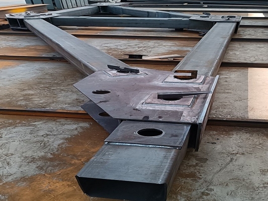 Painted Or HDG Steel Bridge Launching Gantry Systems Weather Resistant