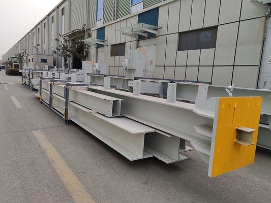 Painting / HDG Steel Structure Workshop Precision Engineering For Modern Construction