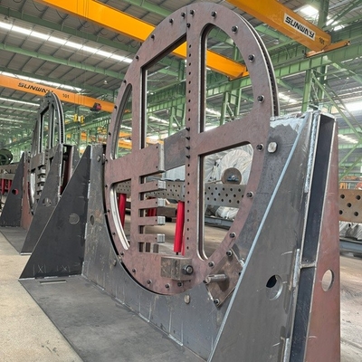 Customized Steel Structure Gear And Support Part Of Tilter Facility