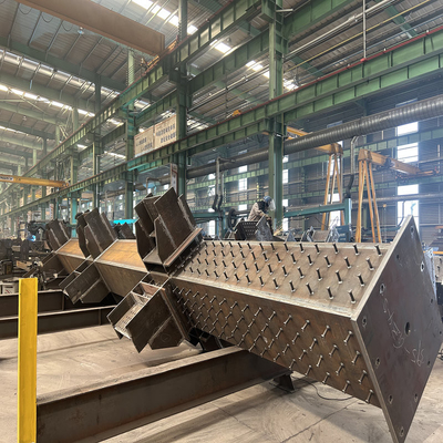 Steel Pipe Column Fabrication Heavy Duty Structural Steel Components OEM Machinery Parts