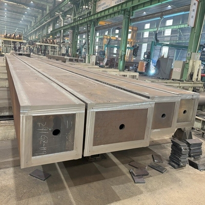 High Load Bearing Capacity Box Column Steel Stucture Customized For Multi Storey Framework