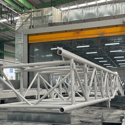 Steel Truss Support System Fabricated For Pipelines Steel Structure